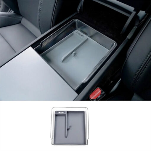 Center Console Storage Box Organizer for Tesla Model Y Juniper 2025+ - Image 3
