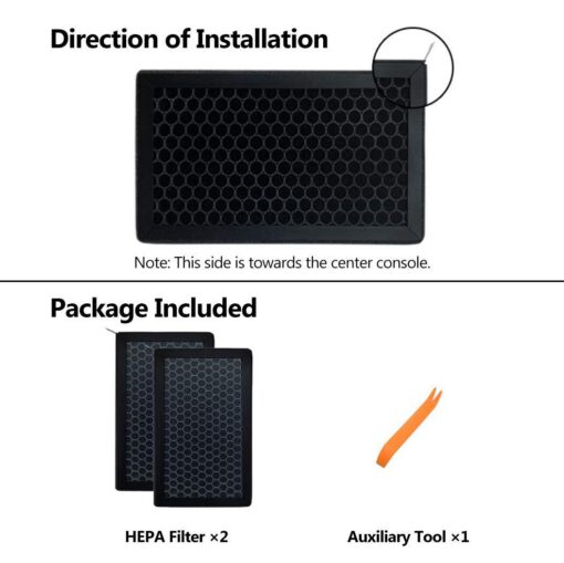 HEPA Air Filter With Activated Carbon For Model 3/Y (2017-2025) - Image 4