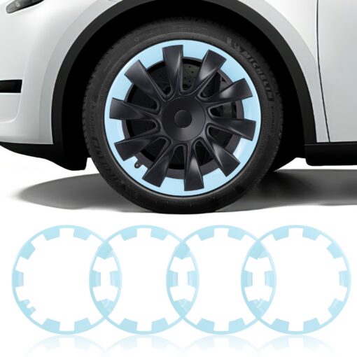 Model Y Rim Protector For 21'' Uberturbine and 20'' Induction Wheel Ultimate Protection Refreshed Wheels(4 Pack) - Image 13