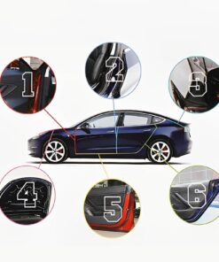 Door Seal Kit Soundproof Wind Noise Reduction Kit For Tesla All Models