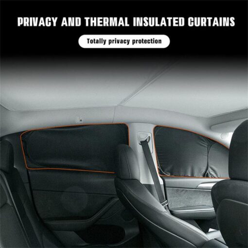 Model Y(2020-2024) Thermal Insulated Windows Sunshades for Tesla/ Privacy Curtains for Tesla Car Sun Visor and Privacy Protector - Image 2