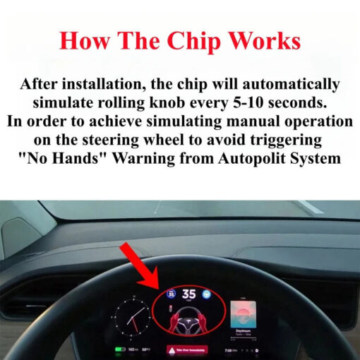 Autopilot Nag Elimination Module TSL6 Upgraded Version for Tesla Model 3(2019-2024) Model Y (2020-2025) - Image 3