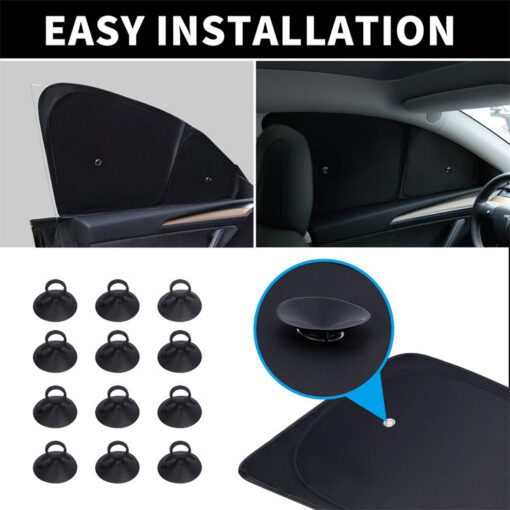 Model Y(2020-2024) Thermal Insulated Windows Sunshades for Tesla/ Privacy Curtains for Tesla Car Sun Visor and Privacy Protector - Image 13