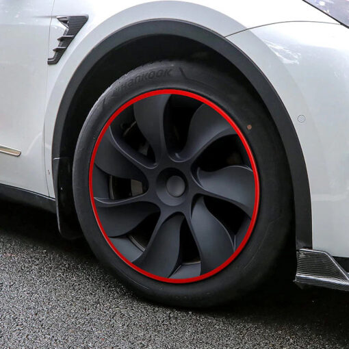 Aluminum Alloy Wheel Rim Protectors for All Tesla Models 3/Y/S/X (4 PCS) - Image 14