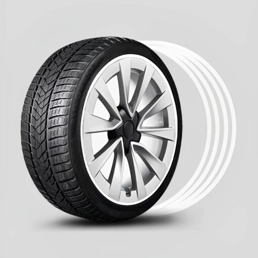 Aluminum Alloy Wheel Rim Protectors for All Tesla Models 3/Y/S/X (4 PCS) - Image 9