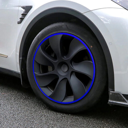 Aluminum Alloy Wheel Rim Protectors for All Tesla Models 3/Y/S/X (4 PCS) - Image 19