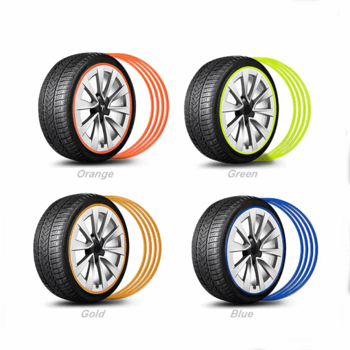 Aluminum Alloy Wheel Rim Protector- Fits All Cars (4pcs） - Image 30