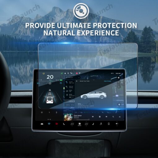 2024 Model 3 Highland Tempered Glass(9H) Screen Protector For Tesla - Image 4