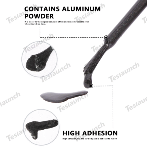 Wheel Rims Touch Up Paint For Tesla Model 3- DIY Curb Rash Repair With Color-Matched Touch Up Paint - Image 9