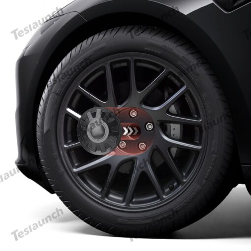 Wheel Hub Caps Center Cover for 2024+ Model 3 Highland 18 Inch Photon Wheel (4 PCS) - Image 3