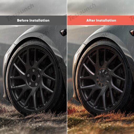 Wheel Hub Caps Center Cover for 2024+ Model 3 Highland 18 Inch Photon Wheel (4 PCS) - Image 2